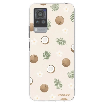 Picasee silikonska prozirna maskica za Vivo X60 Pro 5G - Coconut Breeze