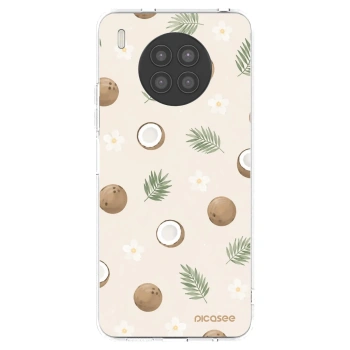 Picasee silikonska prozirna maskica za Huawei Nova 8i - Coconut Breeze