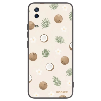 Picasee crna silikonska maskica za Vivo Y11s - Coconut Breeze