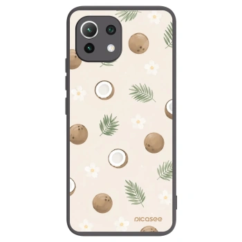 Picasee crna silikonska maskica za Xiaomi 11 Lite 5G NE - Coconut Breeze