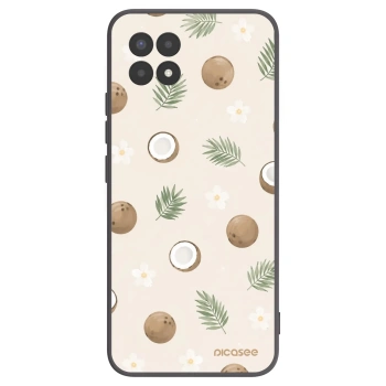Picasee crna silikonska maskica za Realme 8i - Coconut Breeze