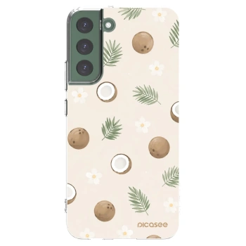 Picasee silikonska prozirna maskica za Samsung Galaxy S22+ 5G - Coconut Breeze