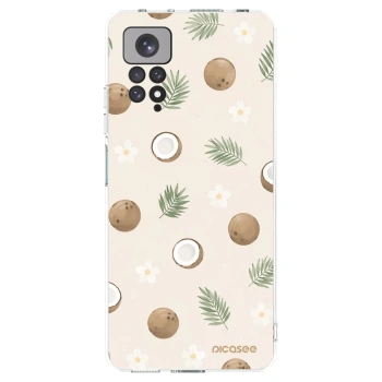 Picasee silikonska prozirna maskica za Xiaomi Redmi Note 11S 4G - Coconut Breeze