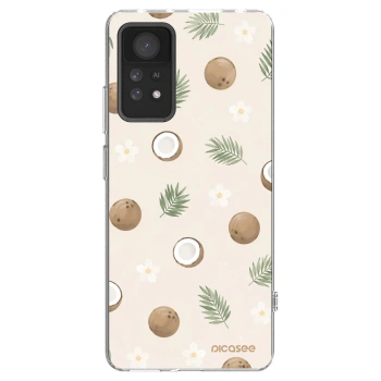 Picasee silikonska prozirna maskica za Xiaomi Redmi Note 11 Pro - Coconut Breeze