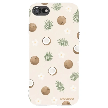 Picasee silikonska prozirna maskica za Apple iPhone SE 2022 - Coconut Breeze