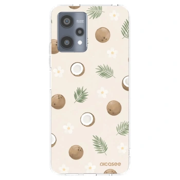 Picasee silikonska prozirna maskica za Realme 9 Pro 5G - Coconut Breeze