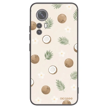 Picasee crna silikonska maskica za Xiaomi 12 - Coconut Breeze