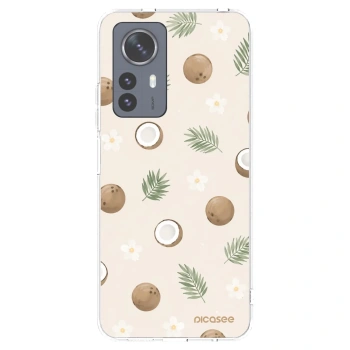Picasee silikonska prozirna maskica za Xiaomi 12 Pro - Coconut Breeze
