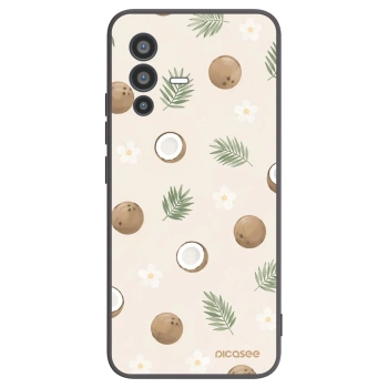 Picasee crna silikonska maskica za Vivo V23 5G - Coconut Breeze