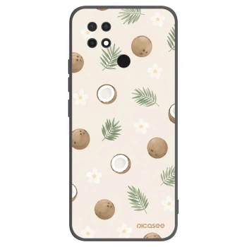 Picasee crna silikonska maskica za Xiaomi Redmi 10C - Coconut Breeze
