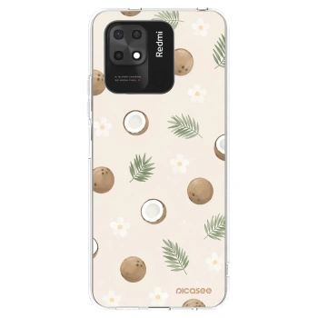 Picasee silikonska prozirna maskica za Xiaomi Redmi 10C - Coconut Breeze