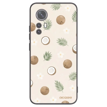 Picasee crna silikonska maskica za Xiaomi 12X - Coconut Breeze