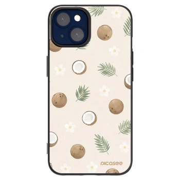 Picasee crna silikonska maskica za Apple iPhone 14 - Coconut Breeze