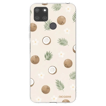 Picasee silikonska prozirna maskica za Realme C21Y - Coconut Breeze
