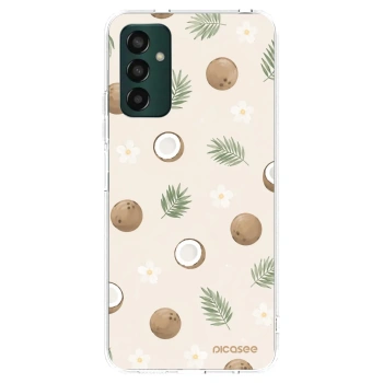 Picasee silikonska prozirna maskica za Samsung Galaxy M13 M135F - Coconut Breeze
