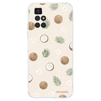 Picasee silikonska prozirna maskica za Xiaomi Redmi 10 (2022) - Coconut Breeze