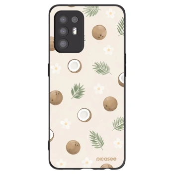 Picasee crna silikonska maskica za OPPO A94 5G - Coconut Breeze