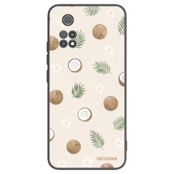 Picasee crna silikonska maskica za Xiaomi Poco M4 Pro - Coconut Breeze
