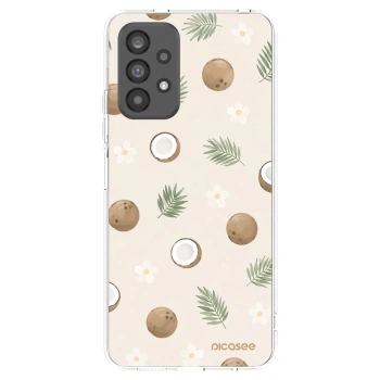 Picasee silikonska prozirna maskica za Samsung Galaxy A73 5G - Coconut Breeze