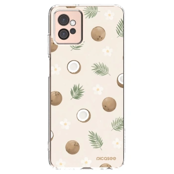Picasee silikonska prozirna maskica za Motorola Moto G32 - Coconut Breeze