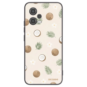 Picasee crna silikonska maskica za Xiaomi Poco X5 - Coconut Breeze