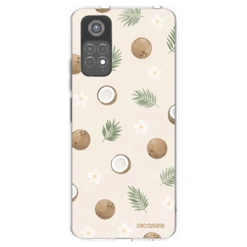 Picasee silikonska prozirna maskica za Xiaomi Redmi Note 11S 5G - Coconut Breeze