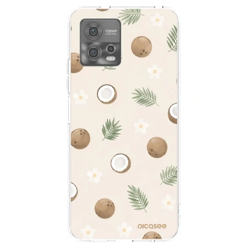 Picasee silikonska prozirna maskica za Motorola Moto G72 - Coconut Breeze