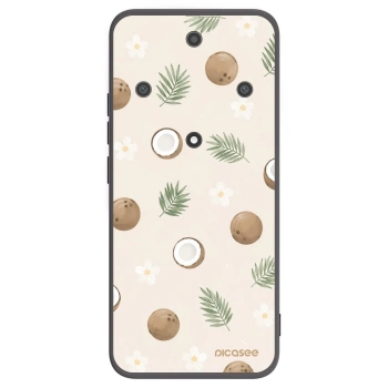 Picasee crna silikonska maskica za Honor Magic5 Lite 5G - Coconut Breeze