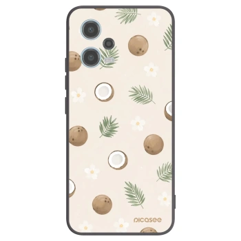 Picasee crna silikonska maskica za Xiaomi Redmi Note 12 5G - Coconut Breeze