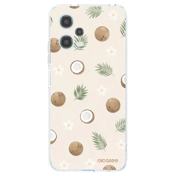 Picasee silikonska prozirna maskica za Xiaomi Redmi Note 12 5G - Coconut Breeze