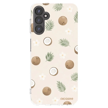 Picasee silikonska prozirna maskica za Samsung Galaxy A14 4G A145R - Coconut Breeze