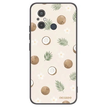 Picasee crna silikonska maskica za Xiaomi Redmi 12C - Coconut Breeze