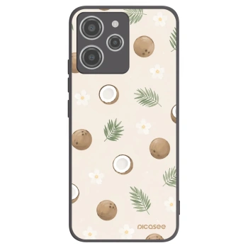 Picasee crna silikonska maskica za Xiaomi Redmi 12 4G - Coconut Breeze