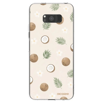 Picasee silikonska prozirna maskica za Samsung Galaxy S8 G950F - Coconut Breeze