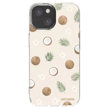 Picasee silikonska prozirna maskica za Apple iPhone 15 - Coconut Breeze