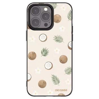 Picasee crna silikonska maskica za Apple iPhone 15 Pro Max - Coconut Breeze
