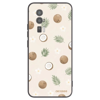 Picasee crna silikonska maskica za Xiaomi Poco F5 Pro 5G - Coconut Breeze