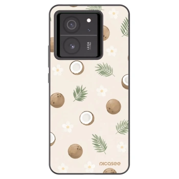 Picasee crna silikonska maskica za Xiaomi 13T - Coconut Breeze