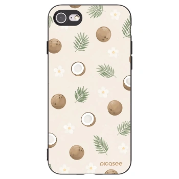 Picasee crna silikonska maskica za Apple iPhone 7 - Coconut Breeze