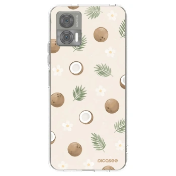 Picasee silikonska prozirna maskica za Motorola Edge 30 Neo - Coconut Breeze
