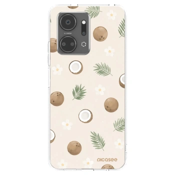 Picasee silikonska prozirna maskica za Honor X7a - Coconut Breeze