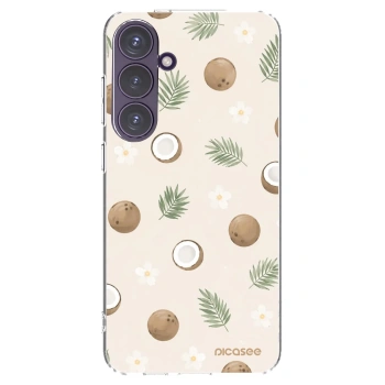 Picasee silikonska prozirna maskica za Samsung Galaxy S24+ S926B 5G - Coconut Breeze
