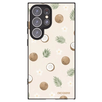 Picasee crna silikonska maskica za Samsung Galaxy S24 Ultra S928B 5G - Coconut Breeze