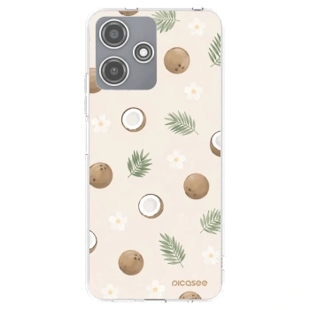 Picasee silikonska prozirna maskica za Xiaomi Redmi 12 5G - Coconut Breeze