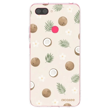 Picasee silikonska prozirna maskica za Xiaomi Mi 8 Lite - Coconut Breeze