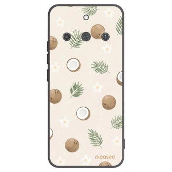 Picasee crna silikonska maskica za Realme 11 Pro+ - Coconut Breeze
