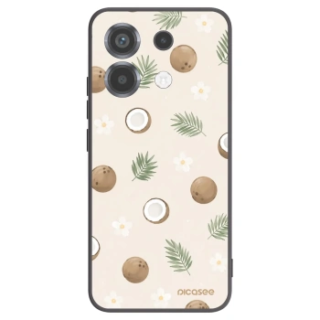 Picasee crna silikonska maskica za Xiaomi Poco X6 - Coconut Breeze
