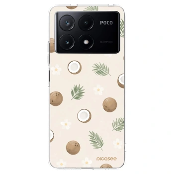 Picasee silikonska prozirna maskica za Xiaomi Poco X6 Pro - Coconut Breeze