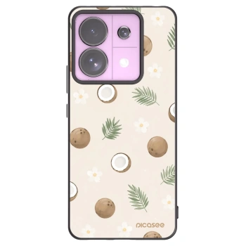 Picasee crna silikonska maskica za Xiaomi Redmi Note 13 Pro 5G - Coconut Breeze
