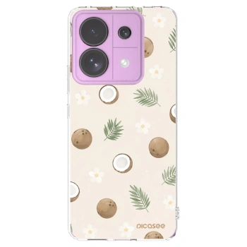 Picasee silikonska prozirna maskica za Xiaomi Redmi Note 13 Pro 5G - Coconut Breeze